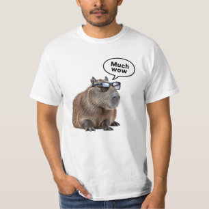  Cool Capybara Photo Sunglasses-Wearing Capybara  T-Shirt