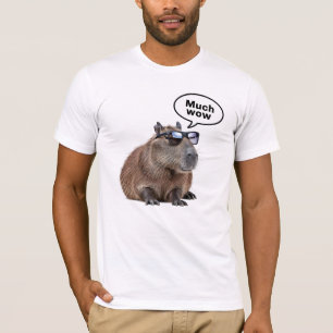  Cool Capybara Photo Sunglasses-Wearing Capybara  T-Shirt