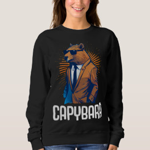 Cool Capybara Sunglasses Water Pig South America C Sweatshirt