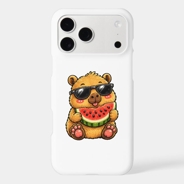 Cool Capybara Watermelon Summer (Back)