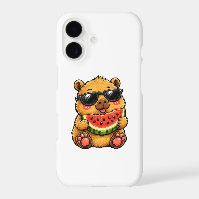 Cool Capybara Watermelon Summer (Back)