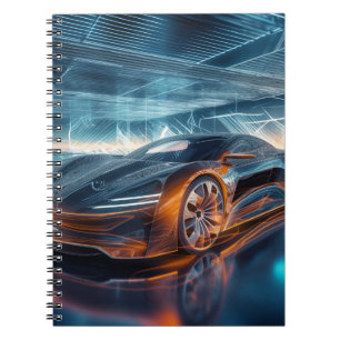 Cool Car notebook for school boy