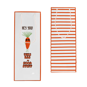 Cool Carrot Collection White Wine Gift Bag