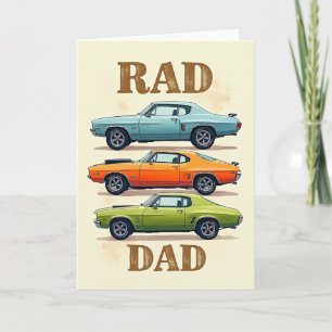 Cool Cars Fathers Day Card