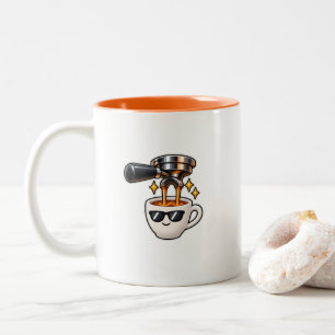 Cool Carton Coffee Two-Tone Coffee Mug