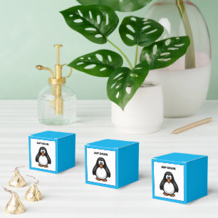 Cool Cartoon Penguin – Just Chillin' Arctic Vibes Favour Box