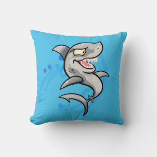 Cool Cartoon Shark Cushion