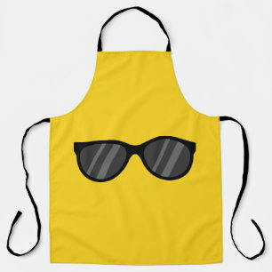 Cool Cartoon Sunglasses Apron
