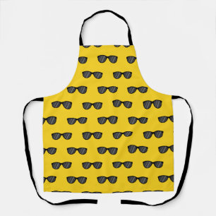 Cool Cartoon Sunglasses Apron