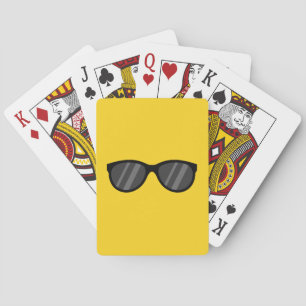 Cool Cartoon Sunglasses Playing Cards