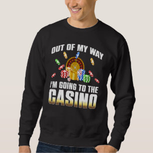 Cool Casino For Men Women Las Vegas Gamblers Poker Sweatshirt