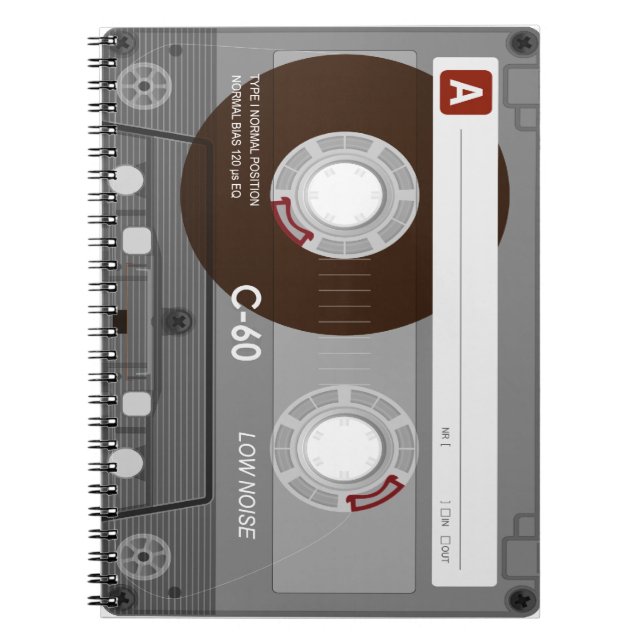 Cool CassetteTape Notebook (Front)