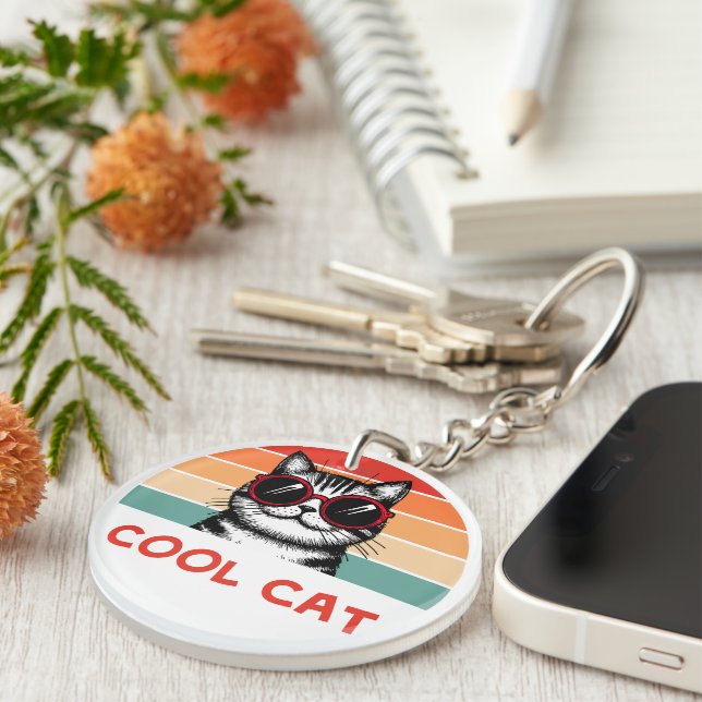Cool cat 2 key ring (Front Right)