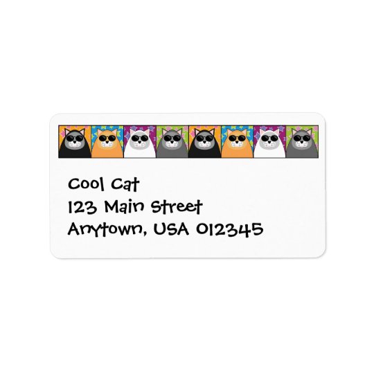 Cool Cat Address Avery Label Address Label
