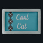 Cool Cat Belt Buckle<br><div class="desc">The design is from original art.</div>