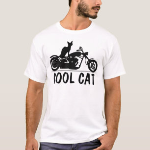 COOL CAT Biker T-shirts, Motorcycle T-Shirt