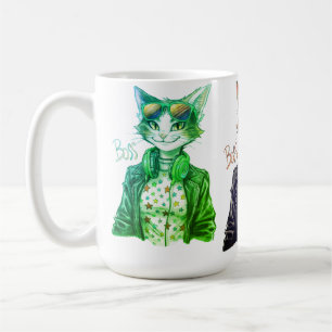 Cool Cat Boss – Funny Cat Lover Gift Idea Coffee Mug