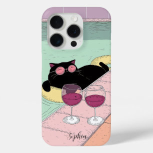 Cool Cat by the Pool iPhone / iPad case