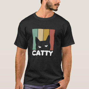 Cool Cat - Catty Cat - Vintage Retro T-Shirt