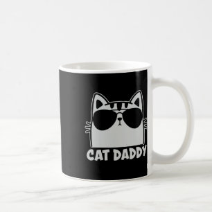 Cool Cat Daddy Sungles Funny Cat Lover Gift Father Coffee Mug