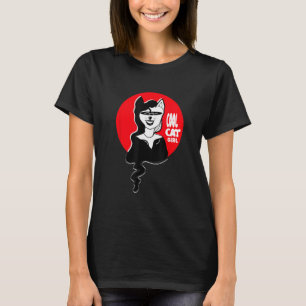 Cool Cat Girl Cat T-Shirt