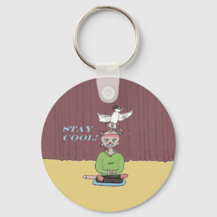 Cool Cat! Key Ring