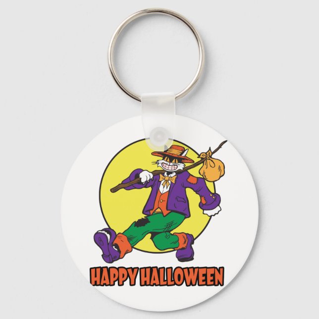 Cool Cat! Key Ring (Front)