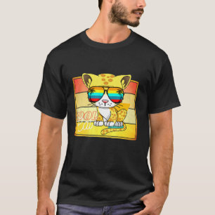 Cool Cat Leopard Cub In Sunglasses T-Shirt