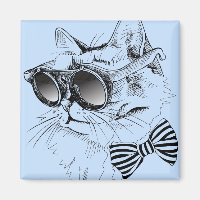 Cool Cat Magnet (Front)