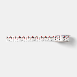 Cool Cat Merry Christmas Satin Ribbon
