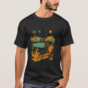 Cool Cat Mid Century Palm Springs Vibes Retro MCM T-Shirt