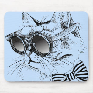Cool Cat Mouse Pad