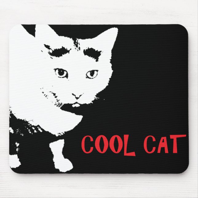COOL CAT MOUSE PAD (Front)