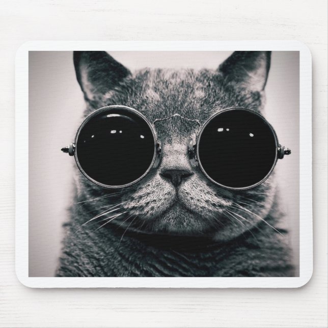cool cat! mouse pad (Front)