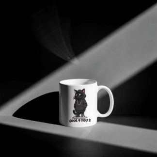 Cool Cat mug– Funny Streetwear Cat Design "Cool Coffee Mug