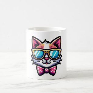 Cool Cat Mug – Quirky Cartoon Coffee Cup