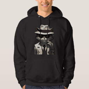 Cool Cat Noir: Suave and Mysterious Feline Hoodie