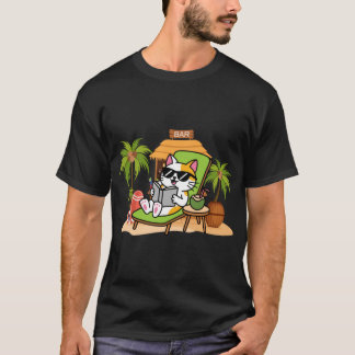 Cool Cat on the Beach gift T-Shirt