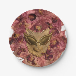 Cool Cat Paper Plate