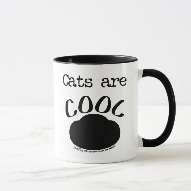 Cool Cat-Paw Print Mug (Right)