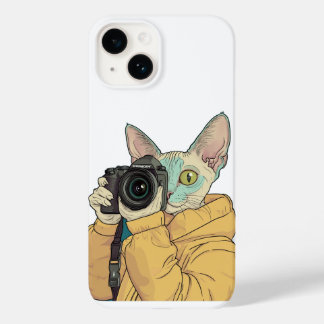 Cool Cat Photographer Case-Mate iPhone 14 Case