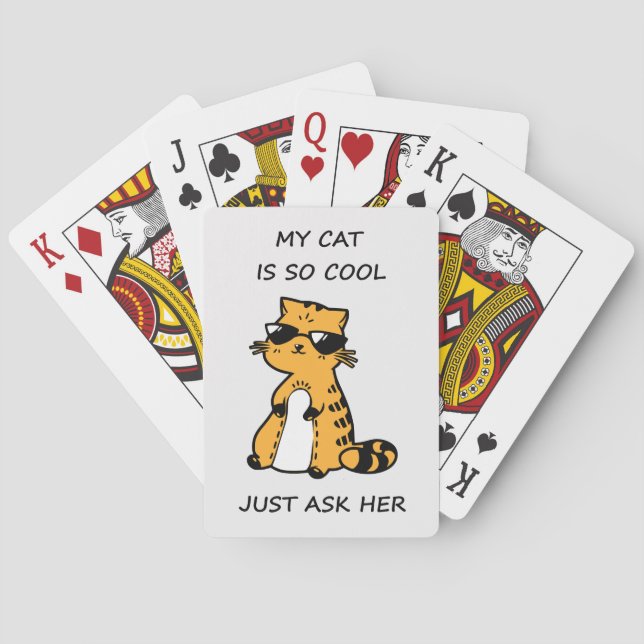 Cool Cat Playing Cards (Back)