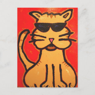 Cool Cat postcard