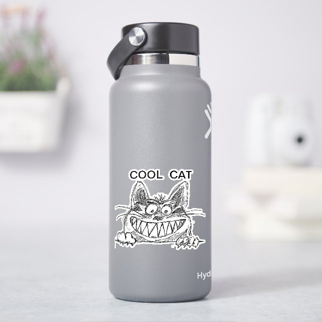 Cool Cat Poster (HydroFlask)