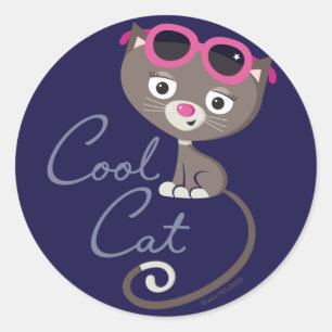 Cool Cat Sticker