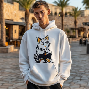 Cool Cat Streetwear – Confident Cartoon Mascot