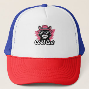 Cool Cat Swagger Trucker Hat
