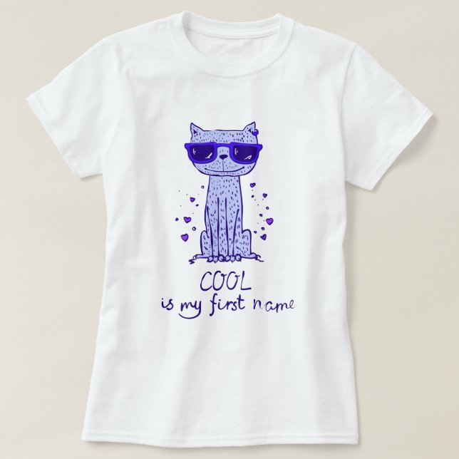 Cool Cat T-Shirt (Design Front)