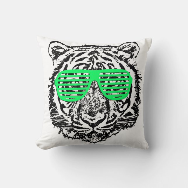 Cool Cat - Throw Pillow (Front)