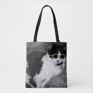 Cool Cat  Tote Bag
